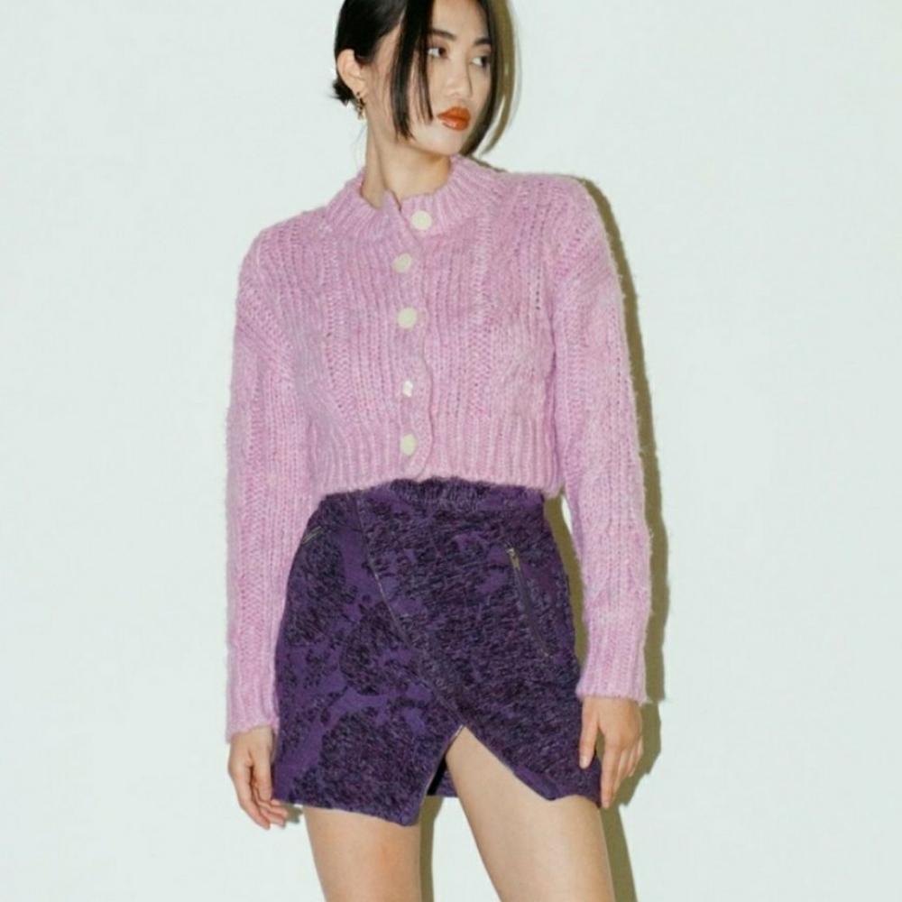 Urban Outfitters Cameron Cable Knit Cardigan